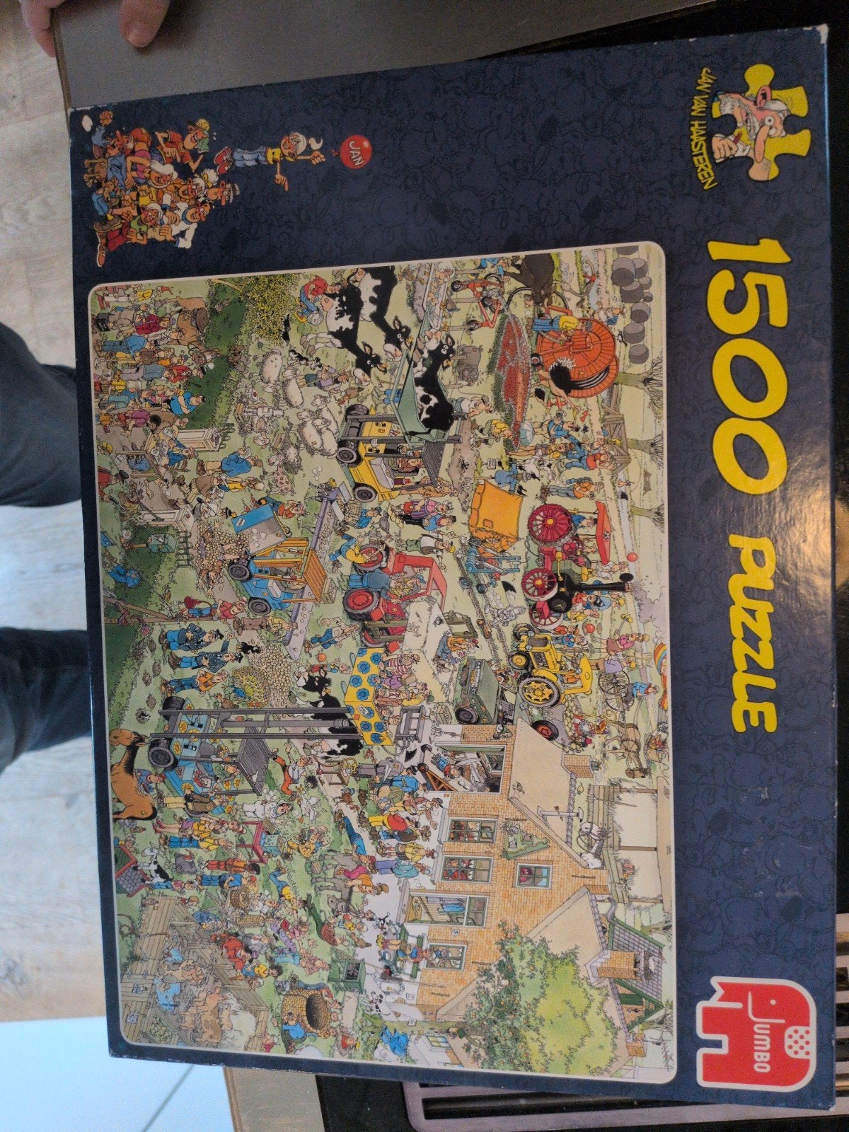 Jan van Haasteren Legpuzzel Boerderijbezoek - 1500 stukjes, Ophalen, 500 t/m 1500 stukjes, Gebruikt, Legpuzzel