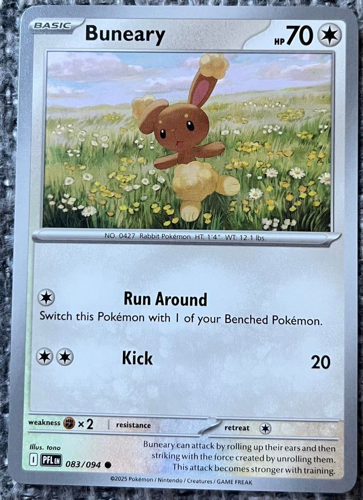 Pokemonkaart van Buneary (427) • Phantasmal Flames (083/094), Verzenden, Nieuw, Losse kaart