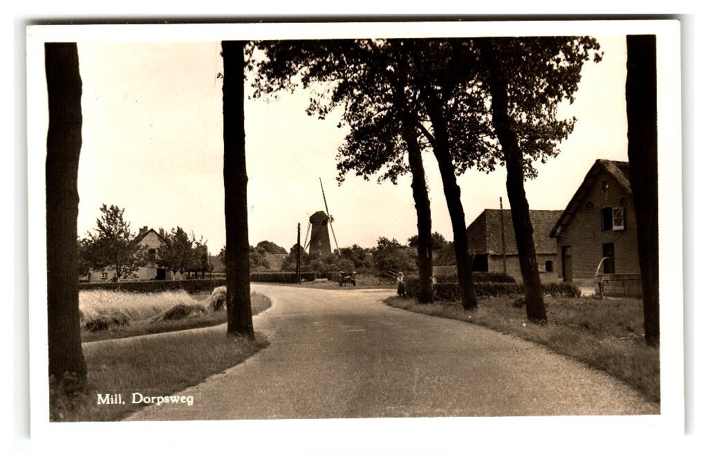 Mill, Dorpsweg, Verzenden, 1940 tot 1960, Ongelopen, Noord-Brabant