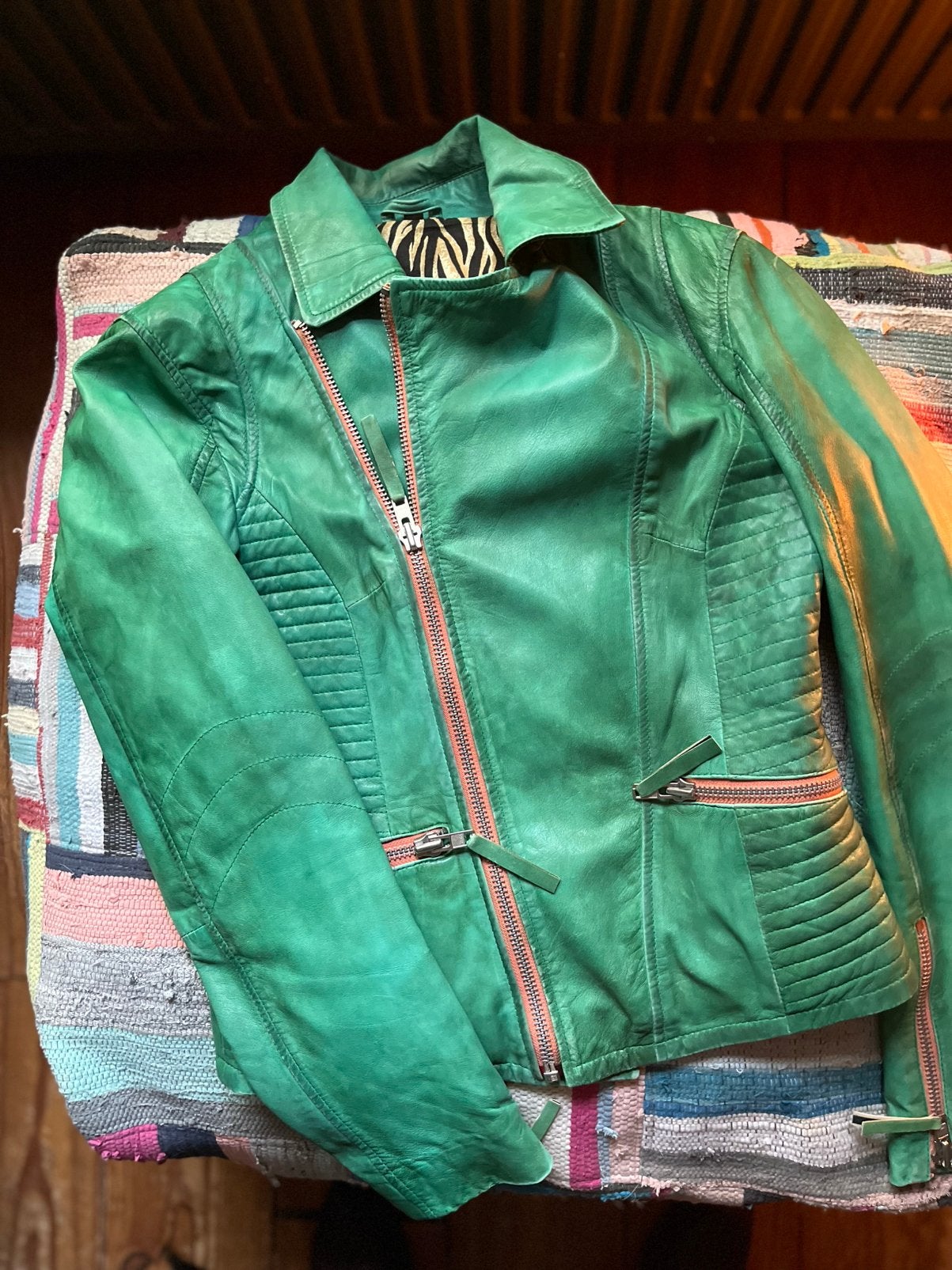 Prachtig lamsleren jasje, Kleding | Dames, Maat 38/40 (M), Ophalen of Verzenden, Zo goed als nieuw, Jasje