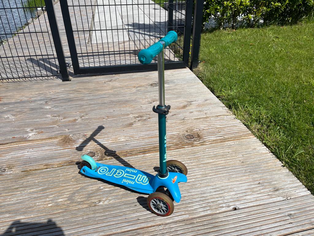 Micro Mini Step Blauw, Fietsen en Brommers, Steps, Ophalen of Verzenden, Zo goed als nieuw, Gewone step