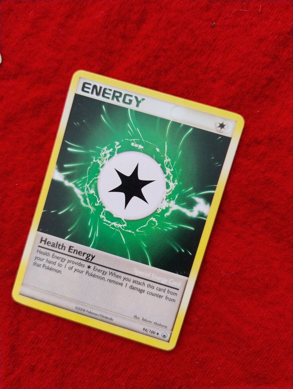 Pokémon Health Energy Kaart (2008) 94/100, Ophalen of Verzenden, Zo goed als nieuw