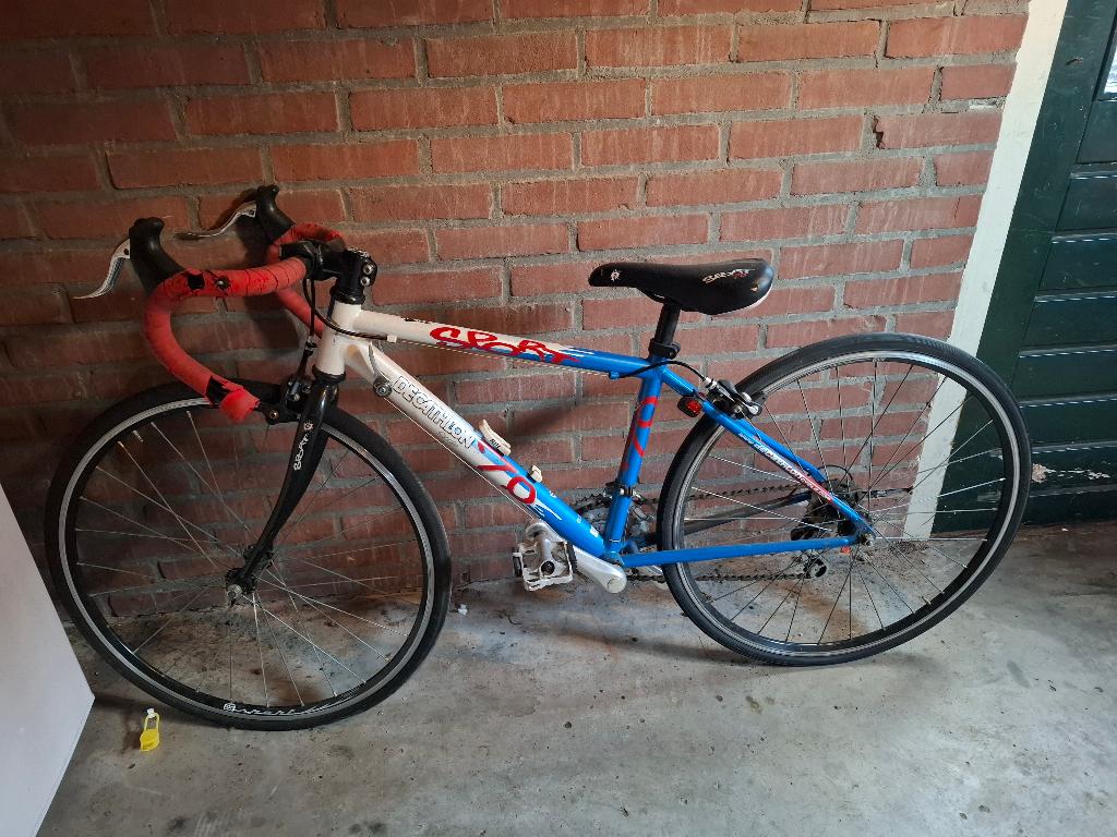 Kinder racefiets 24 inch, Gebruikt, Staal, Velgrem, Minder dan 49 cm