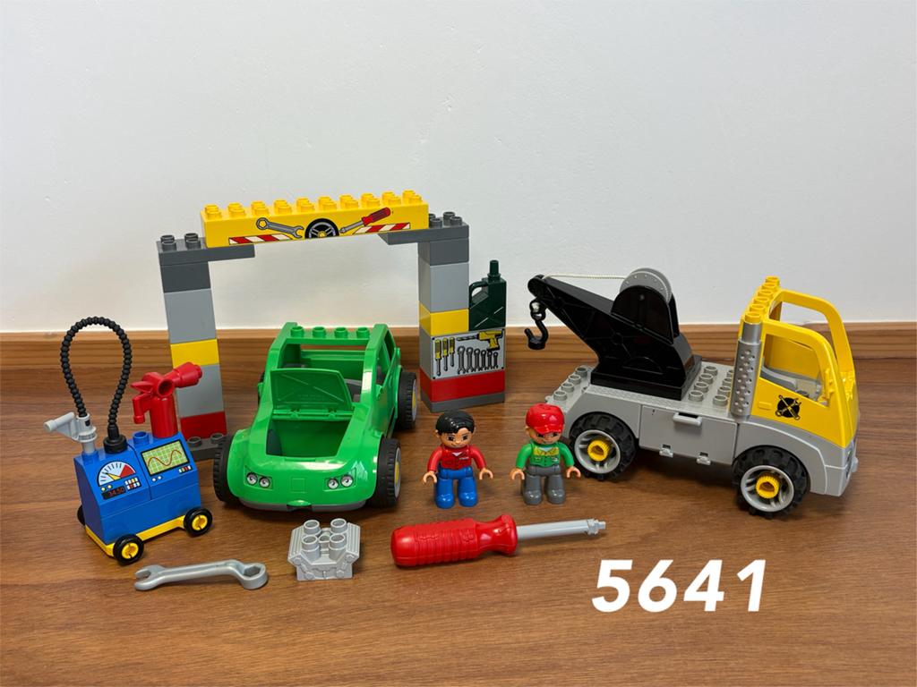 Duplo drukte in de garage Toolo 5641 (compleet) 1, Ophalen of Verzenden, Zo goed als nieuw, Complete set, Duplo
