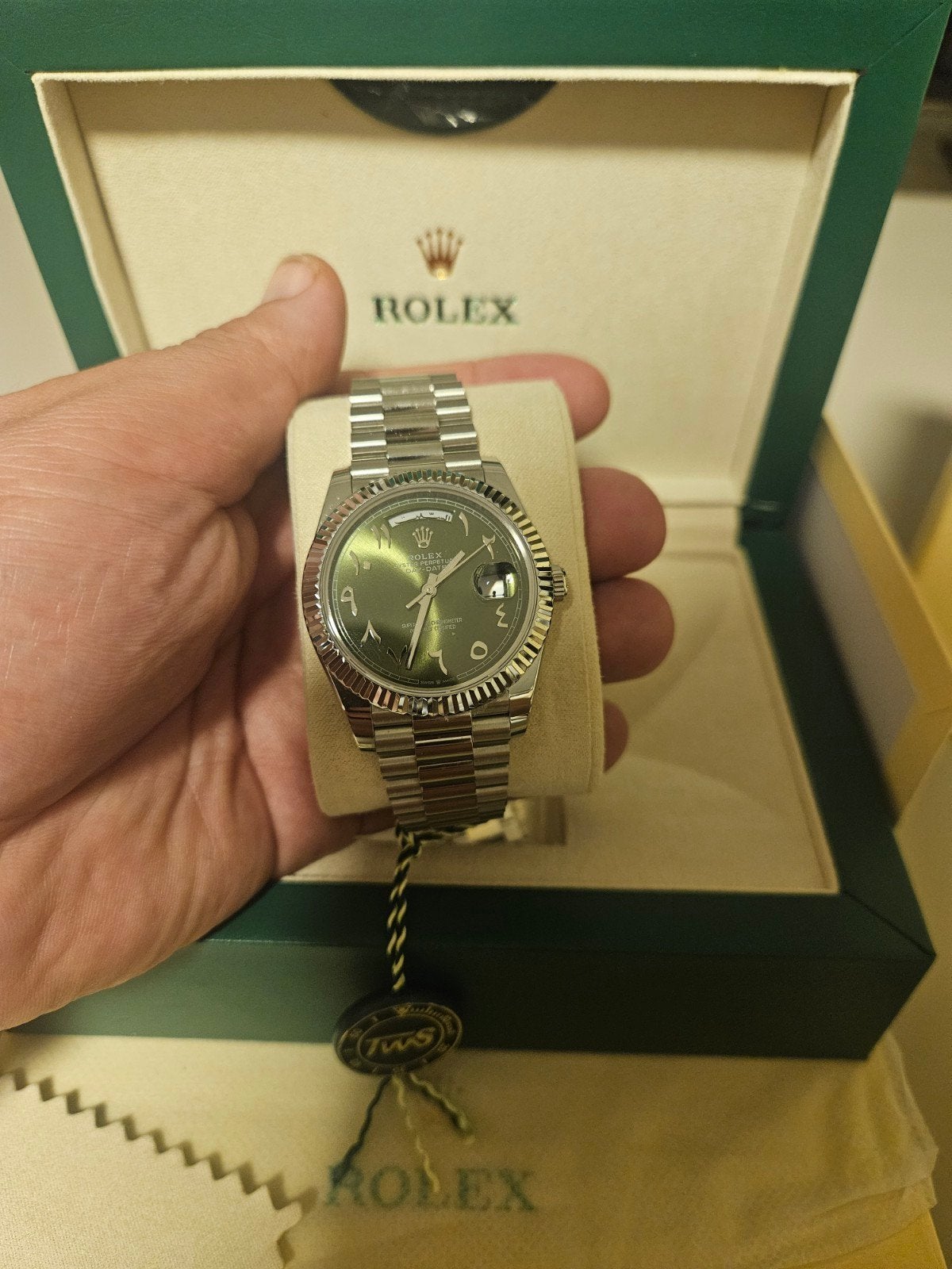 Rolex daydate Arabische, Ophalen of Verzenden