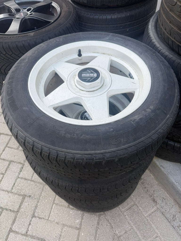 MOMO sport velgen 15 inch oa Opel Monza, Auto-onderdelen, Banden en Velgen, Ophalen, Gebruikt, 15 inch, Banden en Velgen