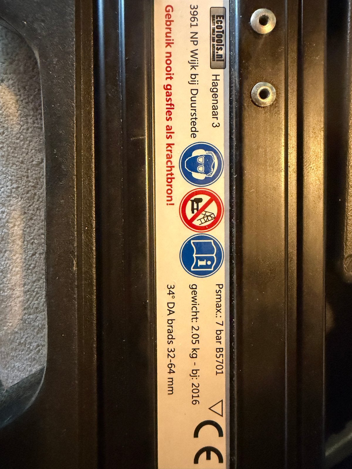 Ecotools DA-bradtacker - Nieuw in doos, Doe-het-zelf en Verbouw, Gereedschap | Handgereedschap, Ophalen, Nieuw, Tacker/nietmachine