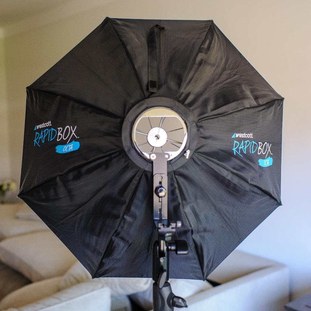 Westcott Rapid Box 26"(66 cm) Octa Speedlite, Ophalen of Verzenden, Gebruikt, Lamp of Flitsset