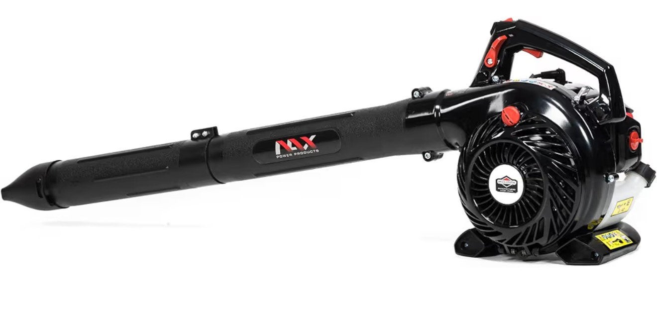 Bladblazer en bladzuiger met benzinemotor Briggs & Stratton, Ophalen, Benzine, Met opvangzak, Handgedragen