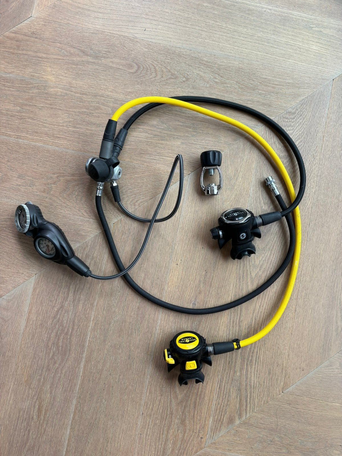 Aqualung | Legend | duiken | automaat | set | met adapter, Watersport en Boten, Duiken, Ophalen of Verzenden, Zo goed als nieuw