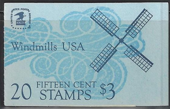USA 1980 $ 3 Windmolens Postzegelboekje, Michel: 98, Postfr., Verzenden, Postfris, Noord-Amerika