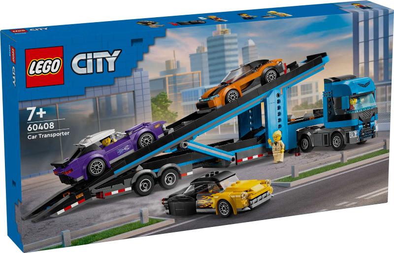 Lego City set 60408 Transportvoertuig met sportauto's, City, Lego, Nieuw, Ophalen of Verzenden