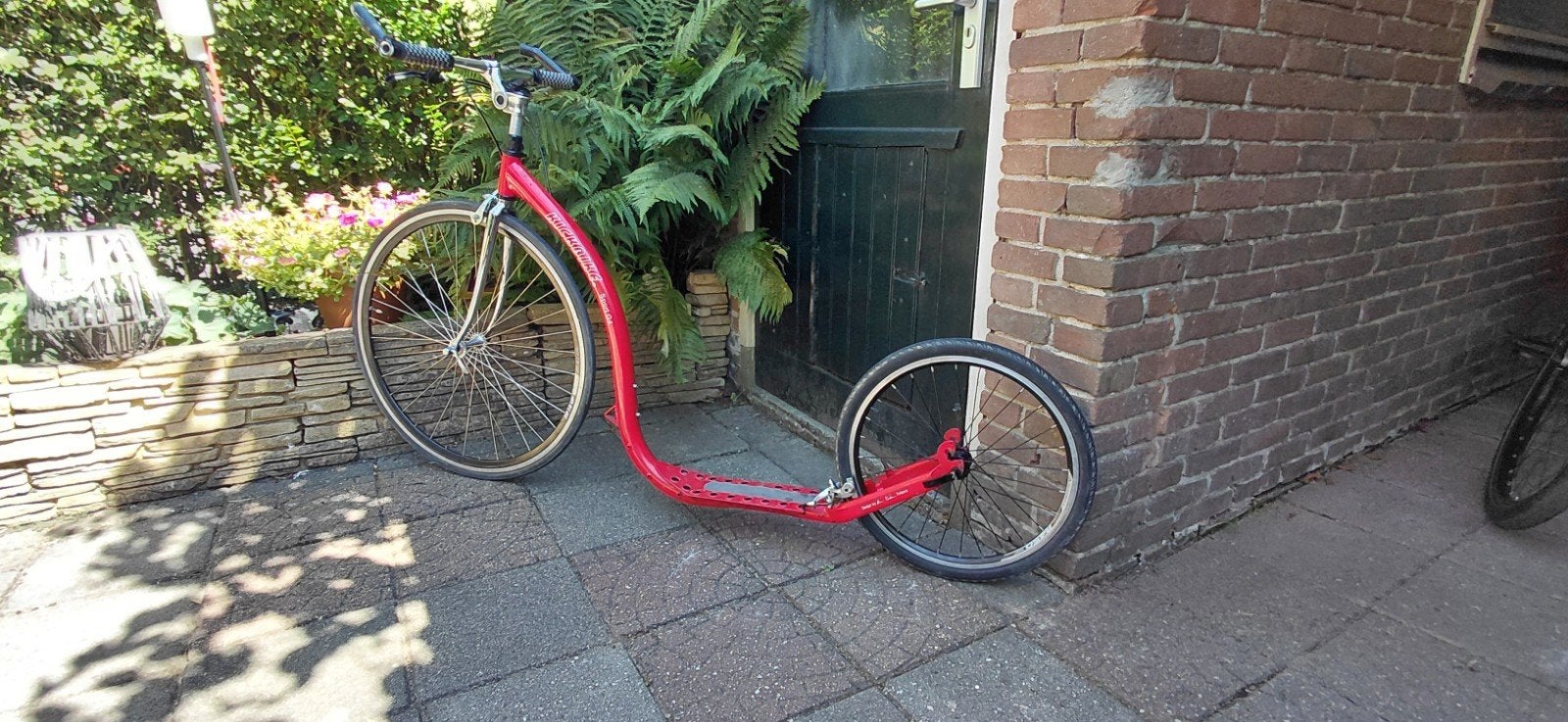 Step met wielren banden - Gebruikt met lichte schade, Ophalen, Gebruikt, Gewone step, Kickbike Sport G4