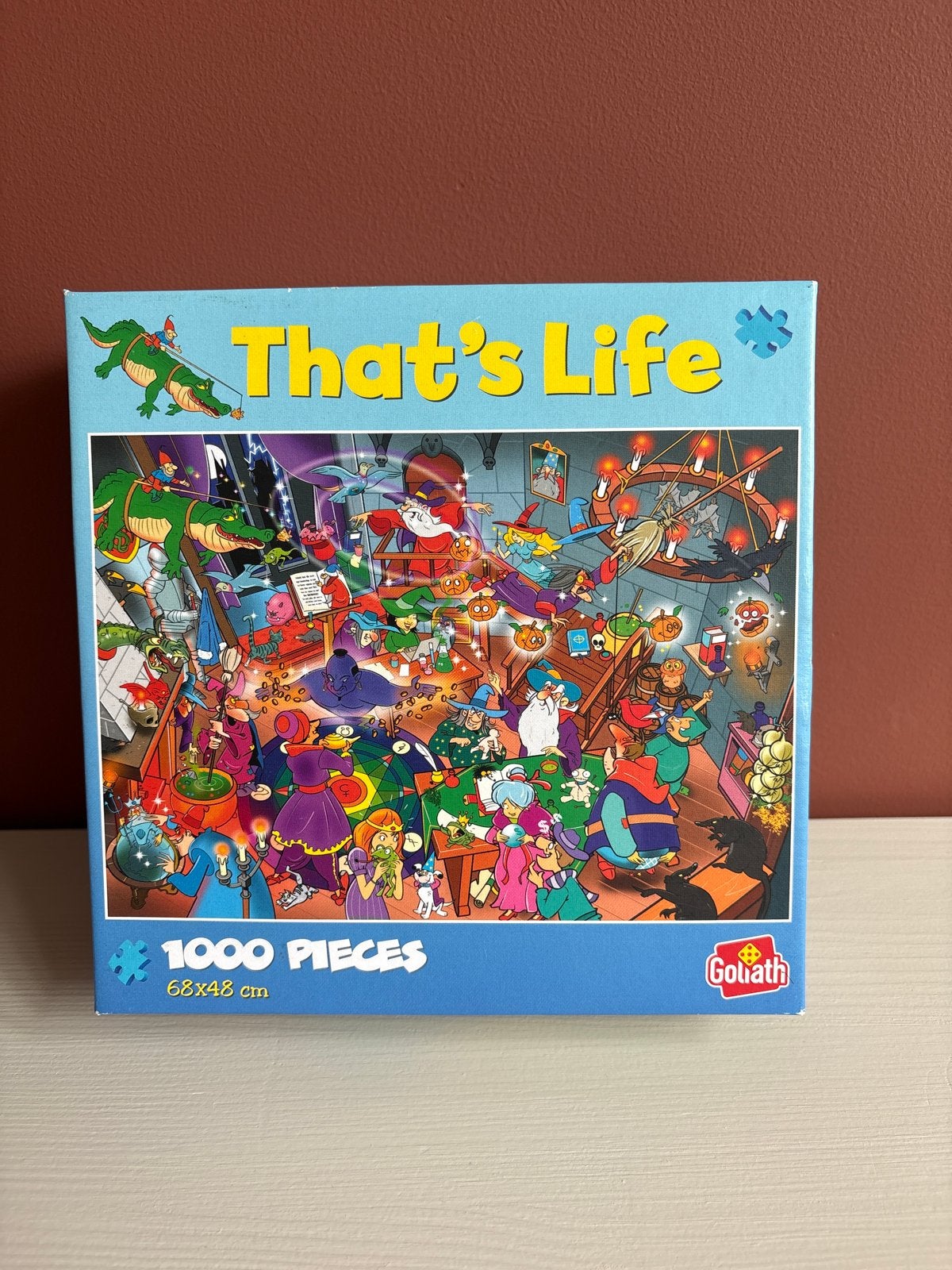Puzzel 'That's Life' Goliath - 1000 stukjes, Ophalen of Verzenden, 500 t/m 1500 stukjes, Zo goed als nieuw, Legpuzzel