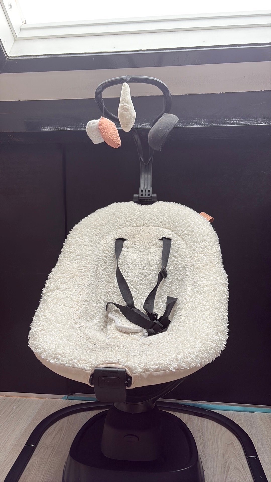 Babymoov  Schommel Swoon Evolution Curl White, Kinderen en Baby's, Wipstoeltjes, Ophalen, Zo goed als nieuw