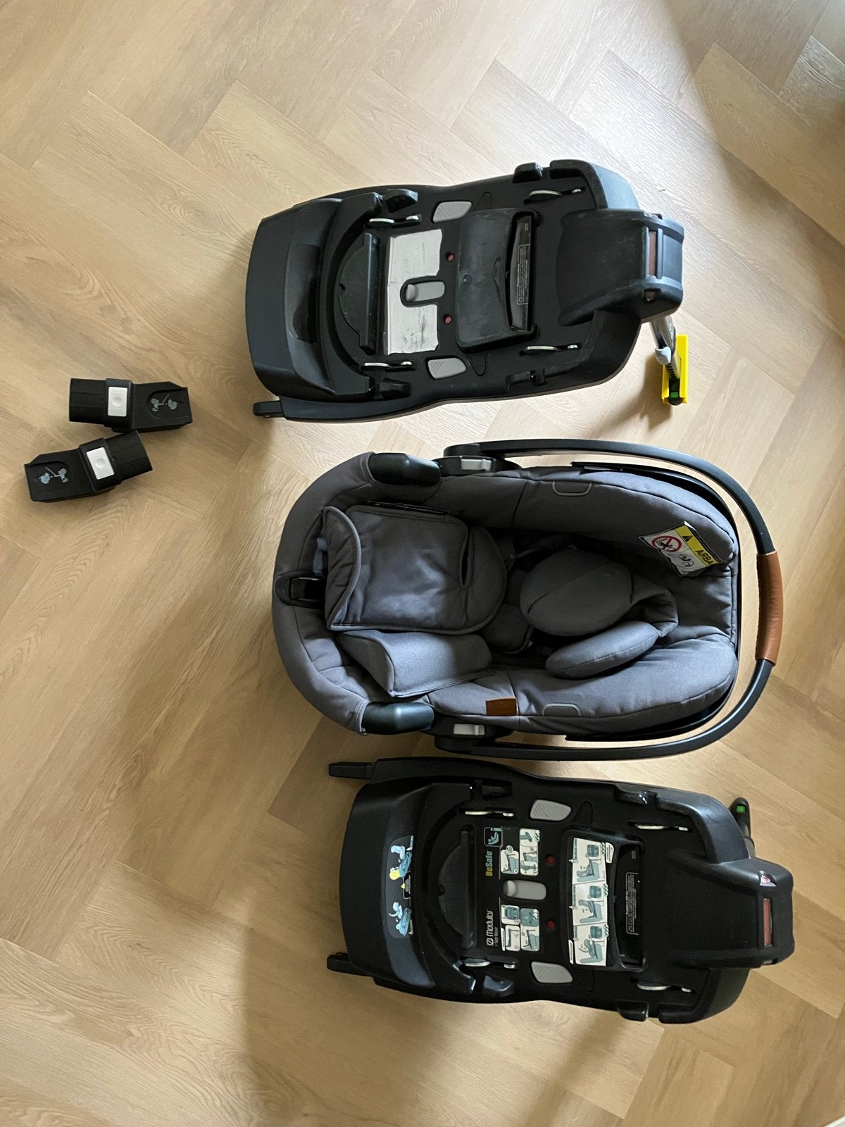 BeSafe iZi Go Modular X1 i-Size autostoel/maxicosi base x2, Kinderen en Baby's, Autostoeltjes, Gebruikt, Zijbescherming, Isofix