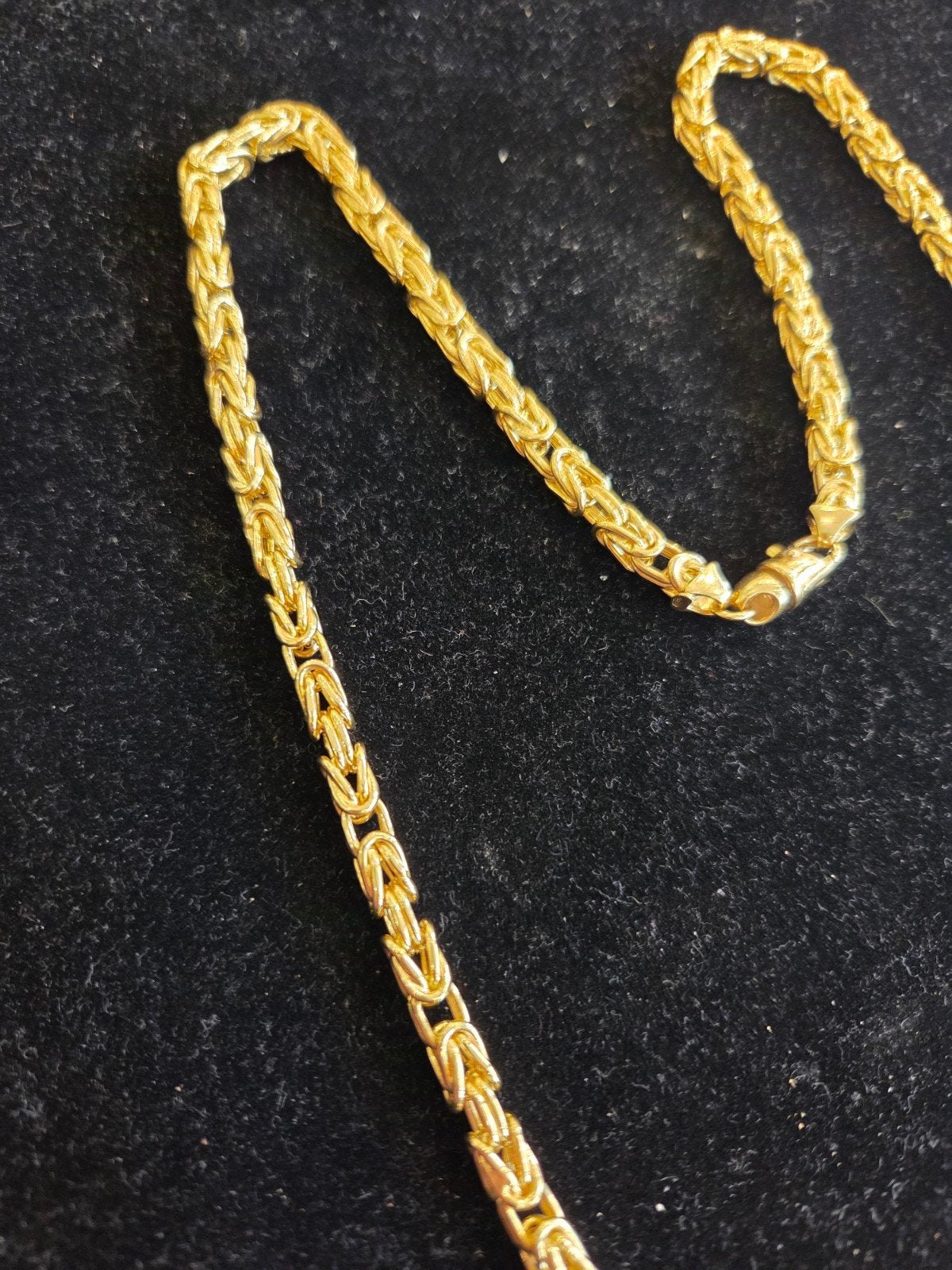 14 k gouden koningsketting 34,7 gram 66 cm, Ophalen of Verzenden, Nieuw, Goud, Goud