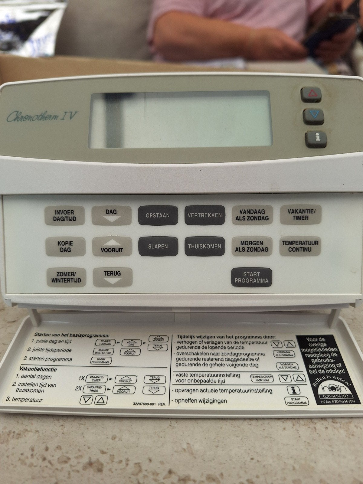 honeywell klok thermostaat, Ophalen, Zo goed als nieuw