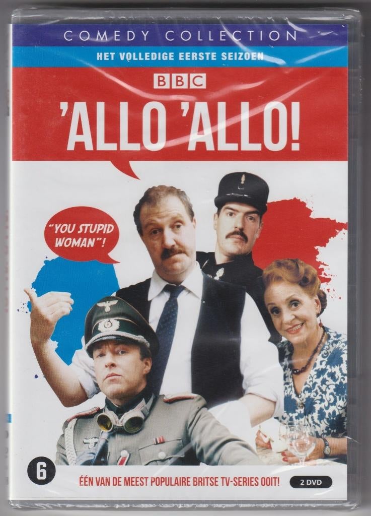 'Allo 'Allo! Complete Eerste Seizoen (2DVD), Cd's en Dvd's, Dvd's | Tv en Series, Alle leeftijden, Verzenden, Nieuw in verpakking