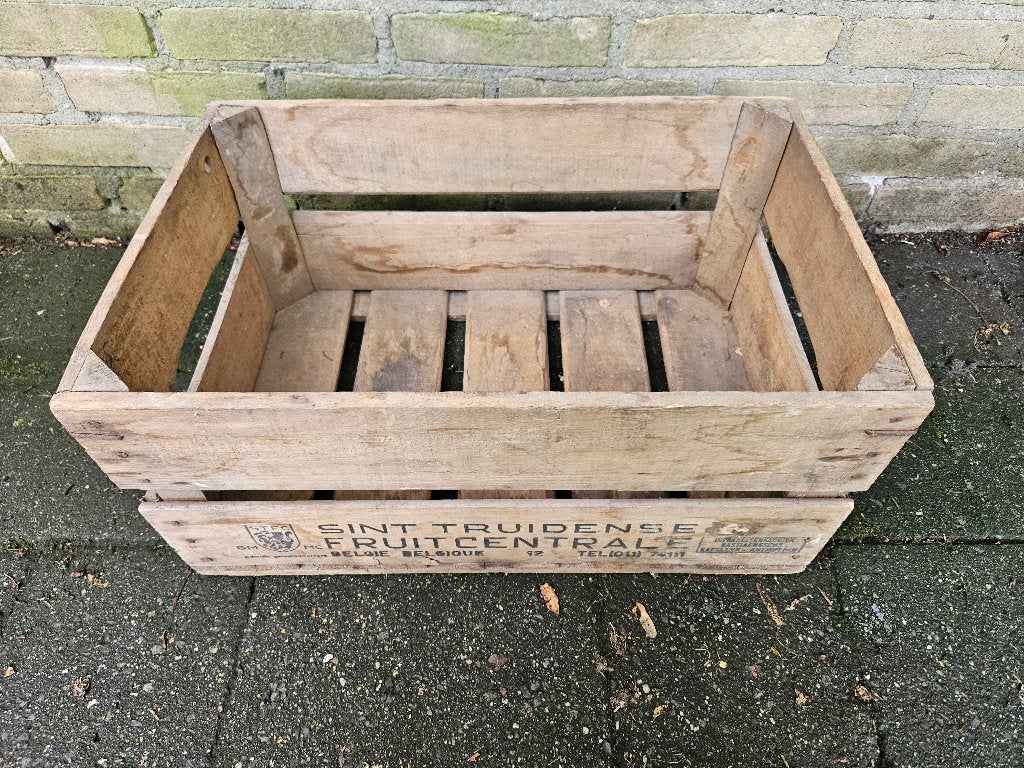 Vintage fruitkist veilingkist, Ophalen