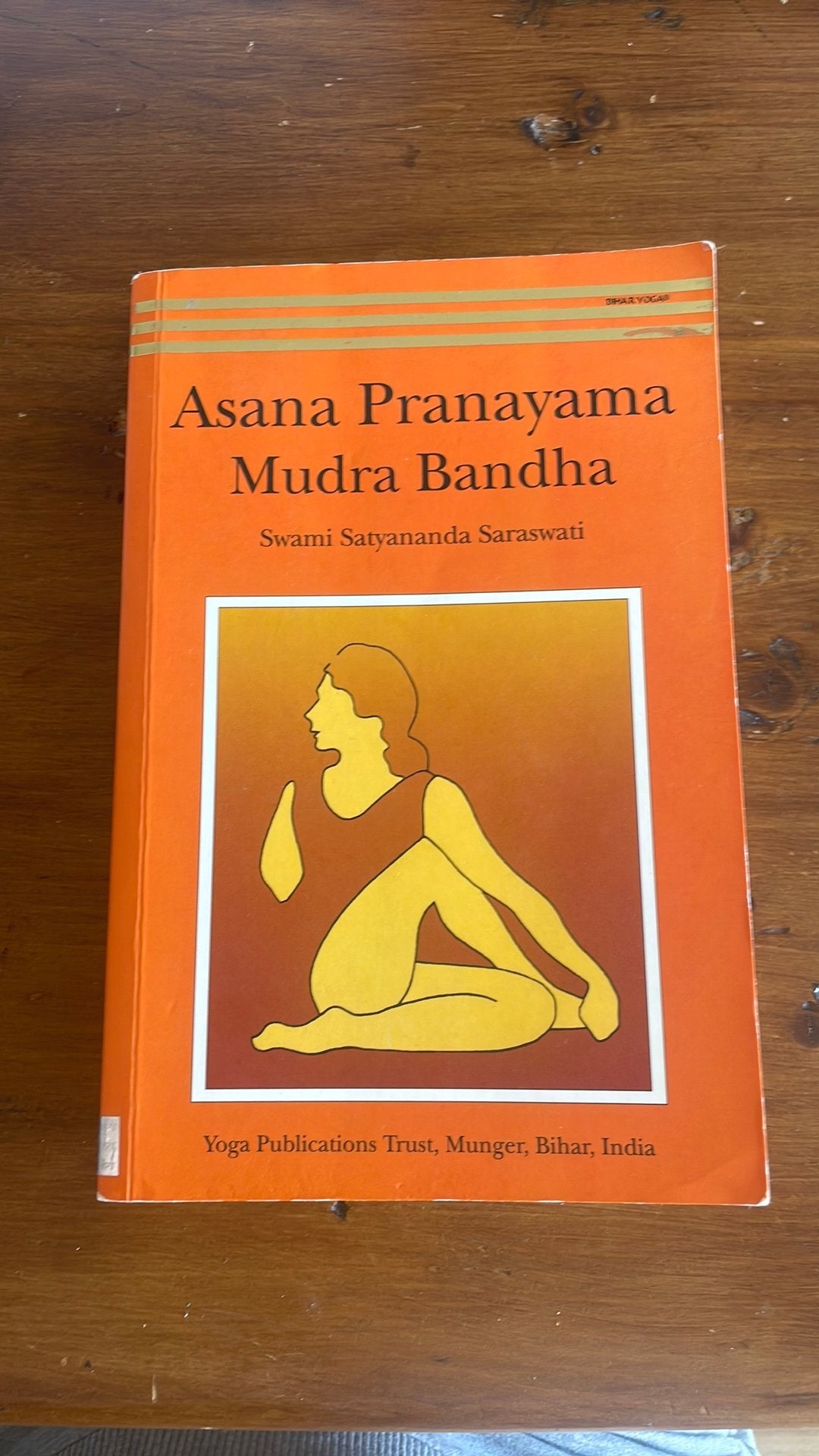 Asana Pranayama Mudra Bandha - yoga book, Boeken, Ophalen of Verzenden, Zo goed als nieuw, Meditatie of Yoga, Instructieboek