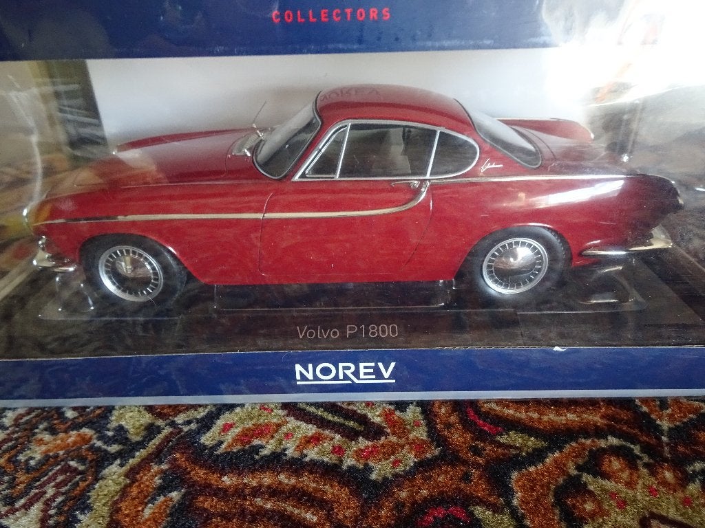 MOOIE VOLVO  P 1800  1961  ROOD NOREV  IN DOOS, Ophalen of Verzenden, Zo goed als nieuw, Auto, Norev