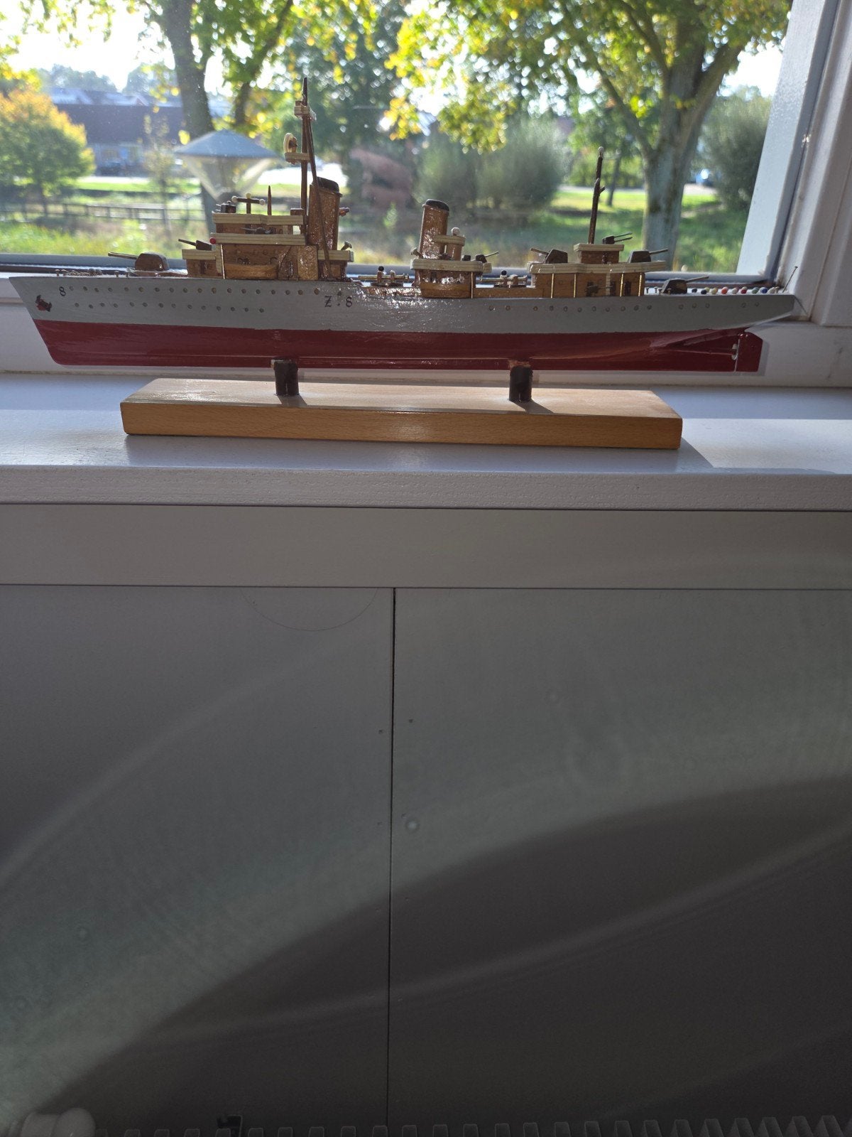 Zeer mooi verzamelaars object - Gedetailleerd scheepsmodel, Hobby en Vrije tijd, Ophalen of Verzenden, Zo goed als nieuw, Groter dan 1:32