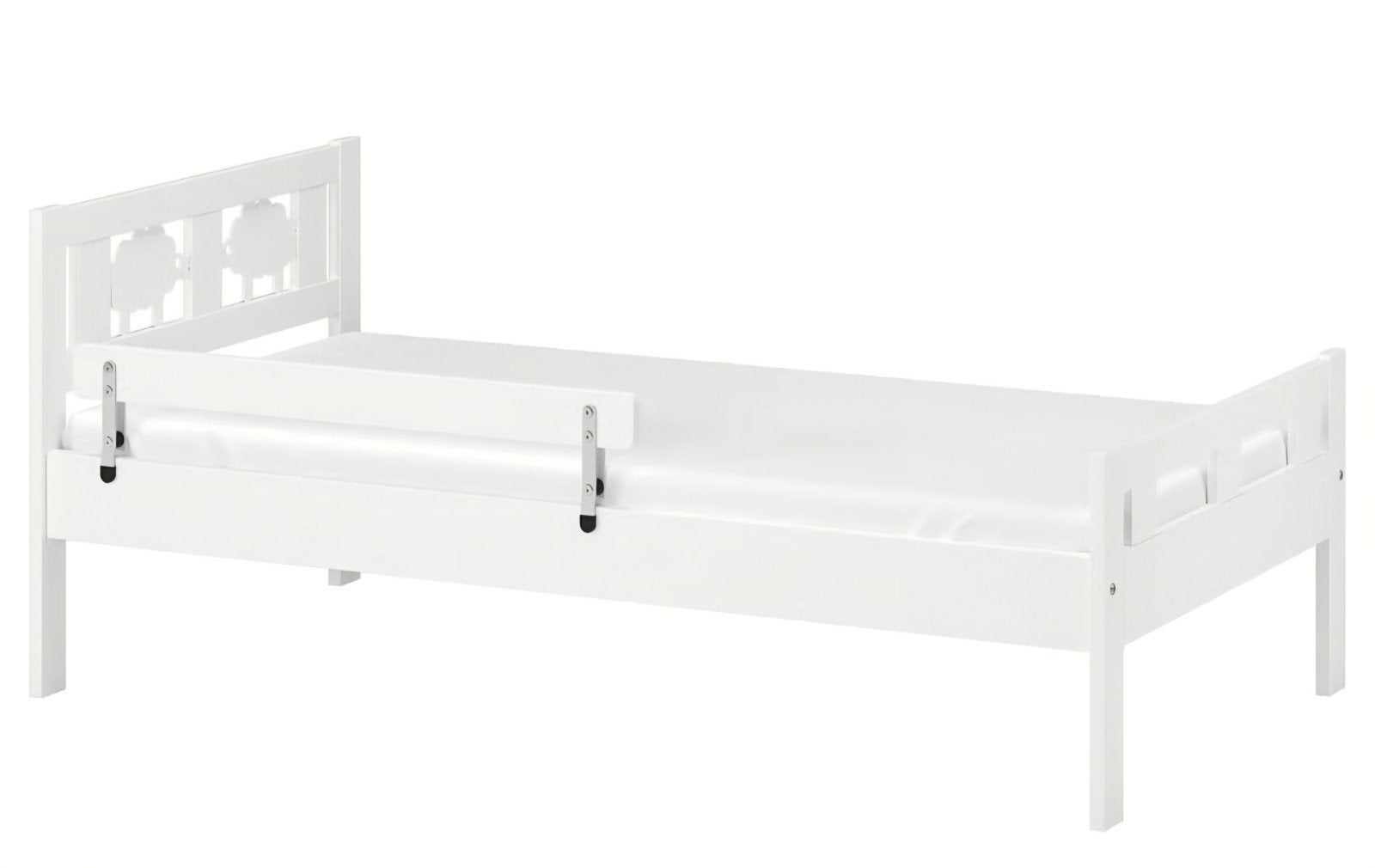 Peuterbed met schaapjes en lattenbodem, Ophalen, Gebruikt, 70 tot 85 cm, Lattenbodem