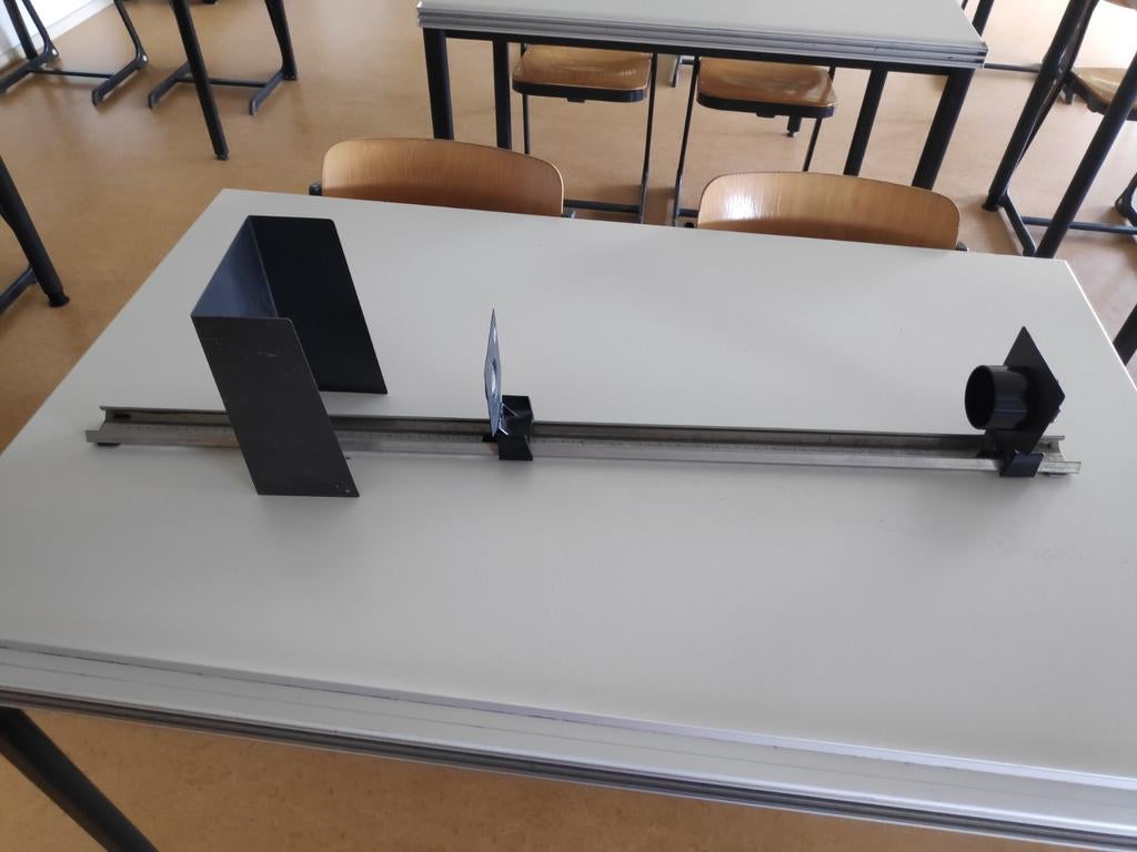 Optische rails met toebehoren, Ophalen