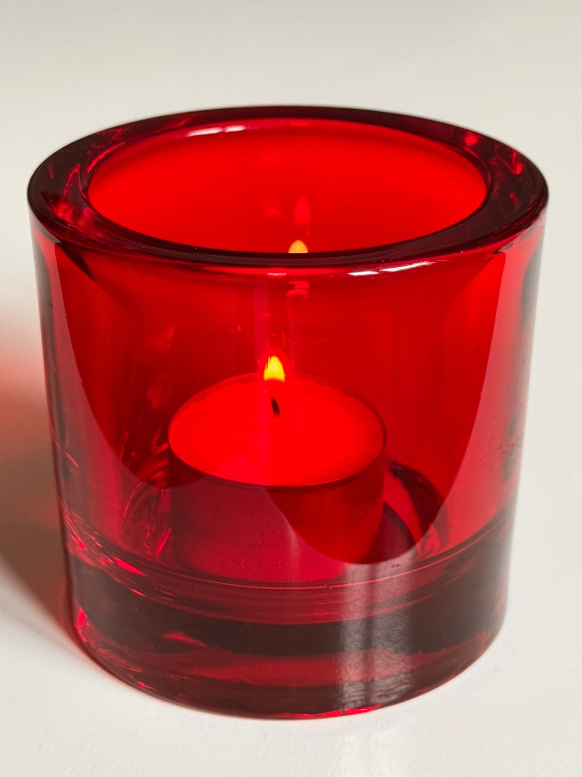 Marimekko kivi groot model (8cm) cadmium rood, Ophalen of Verzenden, Rood, Iittala