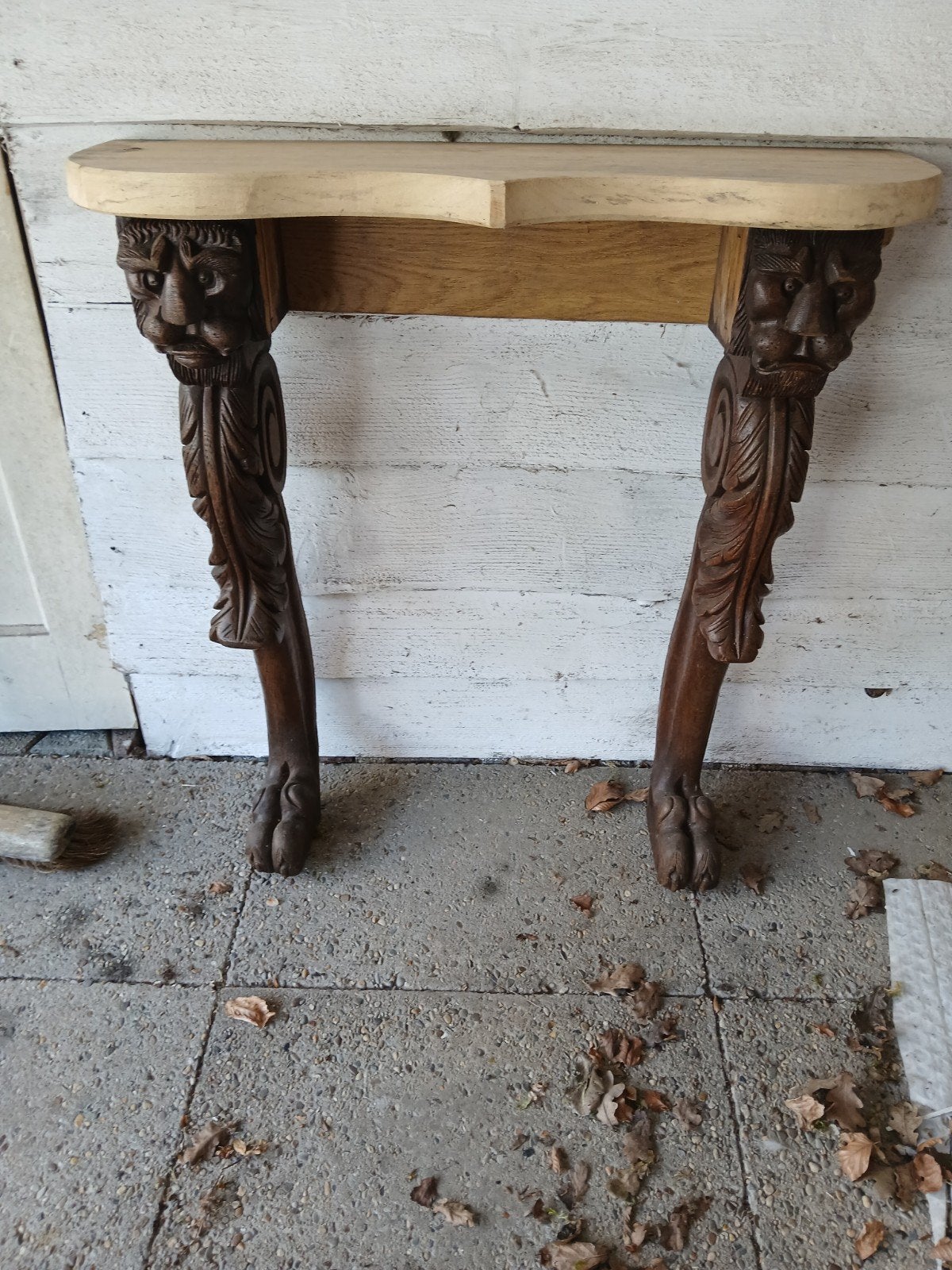 Twee prachtige  houten pilaren, Ophalen of Verzenden