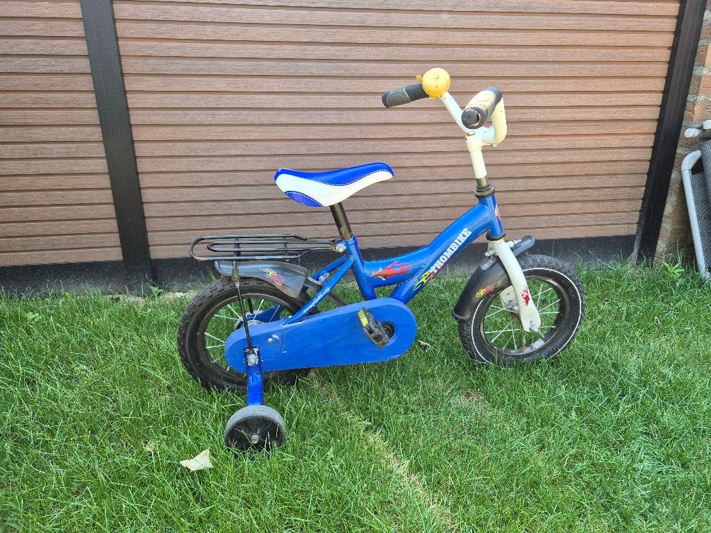 Kinderfiets, Ophalen, Terugtraprem, Zijwieltjes, Gebruikt