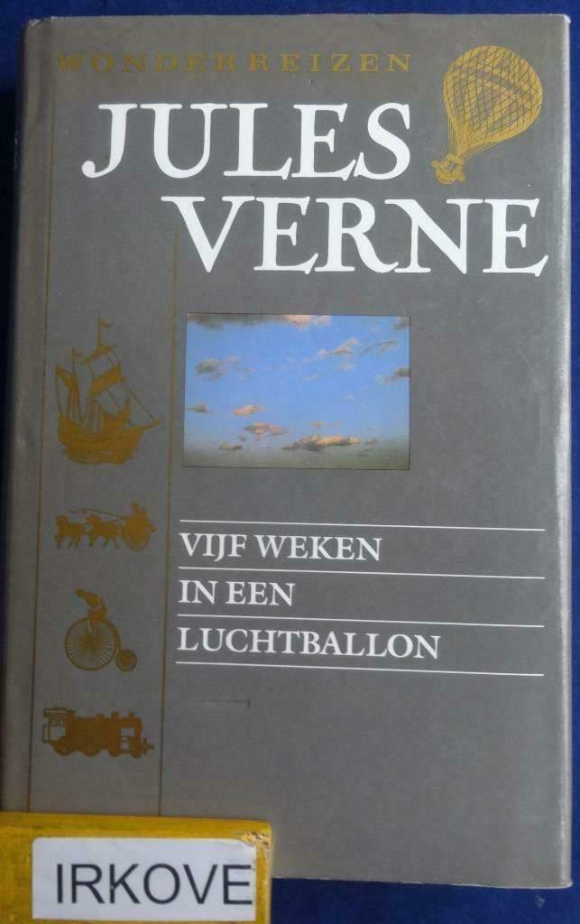 VIJF WEKEN IN EEN LUCHTBALLON * Jules Verne *, Boeken, Verzenden, Zo goed als nieuw, Jules Verne, Europa overig