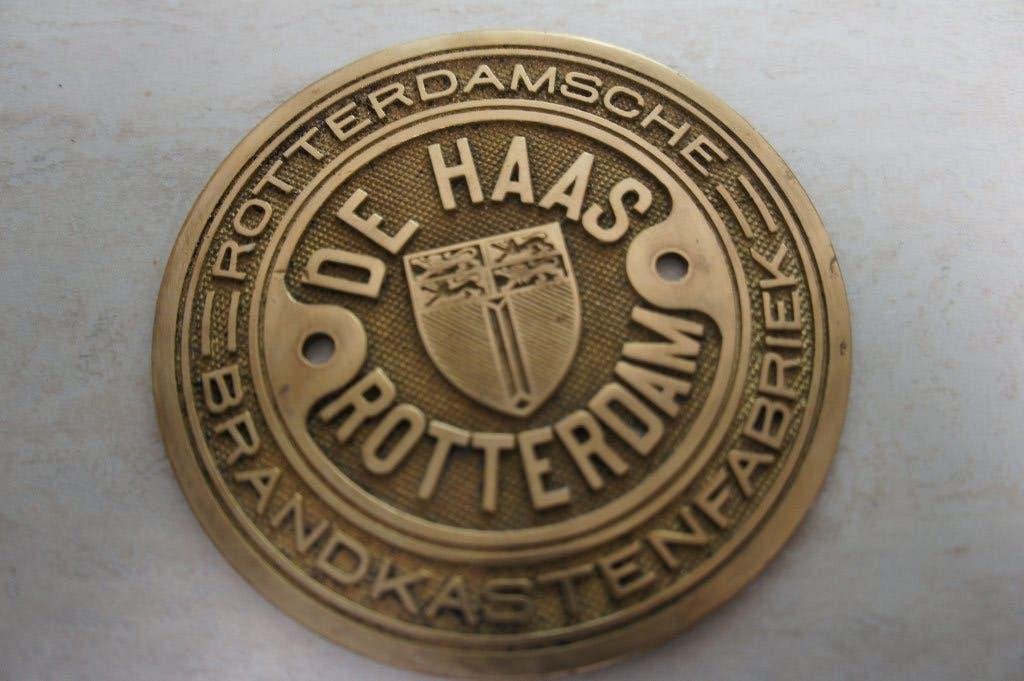 bronzen plaat, Ophalen of Verzenden, Gebruikt