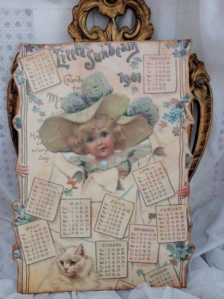 Victoriaanse kalender... 1901.., Verzenden