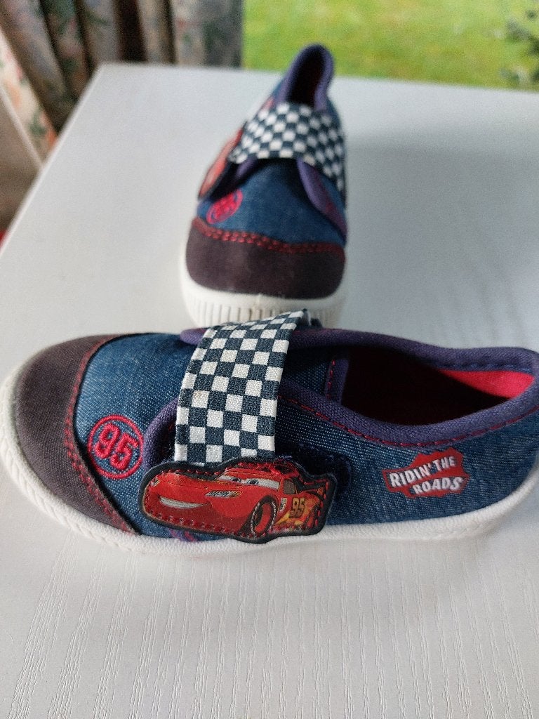schoentjes Cars,  maat 22, klitteband,  z.g.a.n., Ophalen, Schoentjes, Zo goed als nieuw, Cars