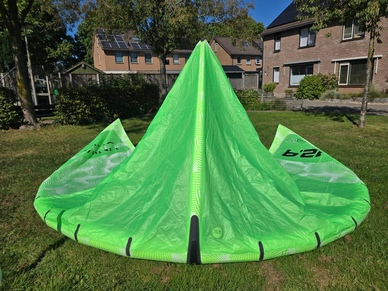 Gong Unik Kite 12.9m² met Naish Bar, Gebruikt, Geen board, Ophalen of Verzenden, Kite