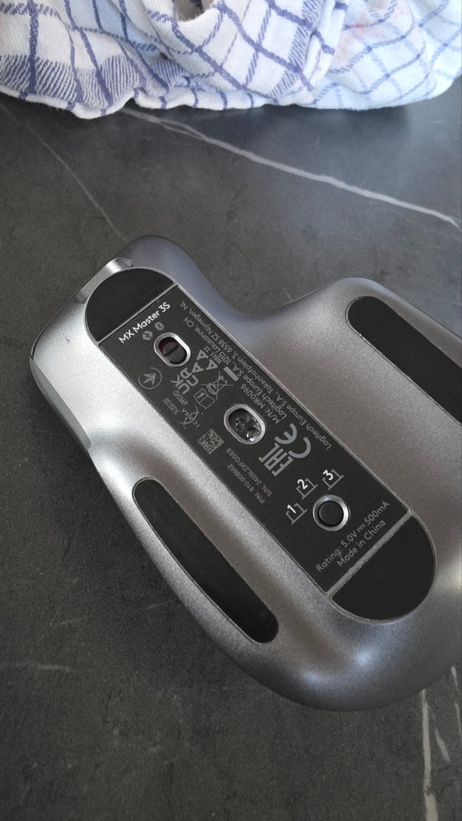 Logitech MX Master 3S - Zo goed als nieuw, USB-C, Computers en Software, Muizen, Muis, Ergonomisch, Logitech, Ophalen of Verzenden