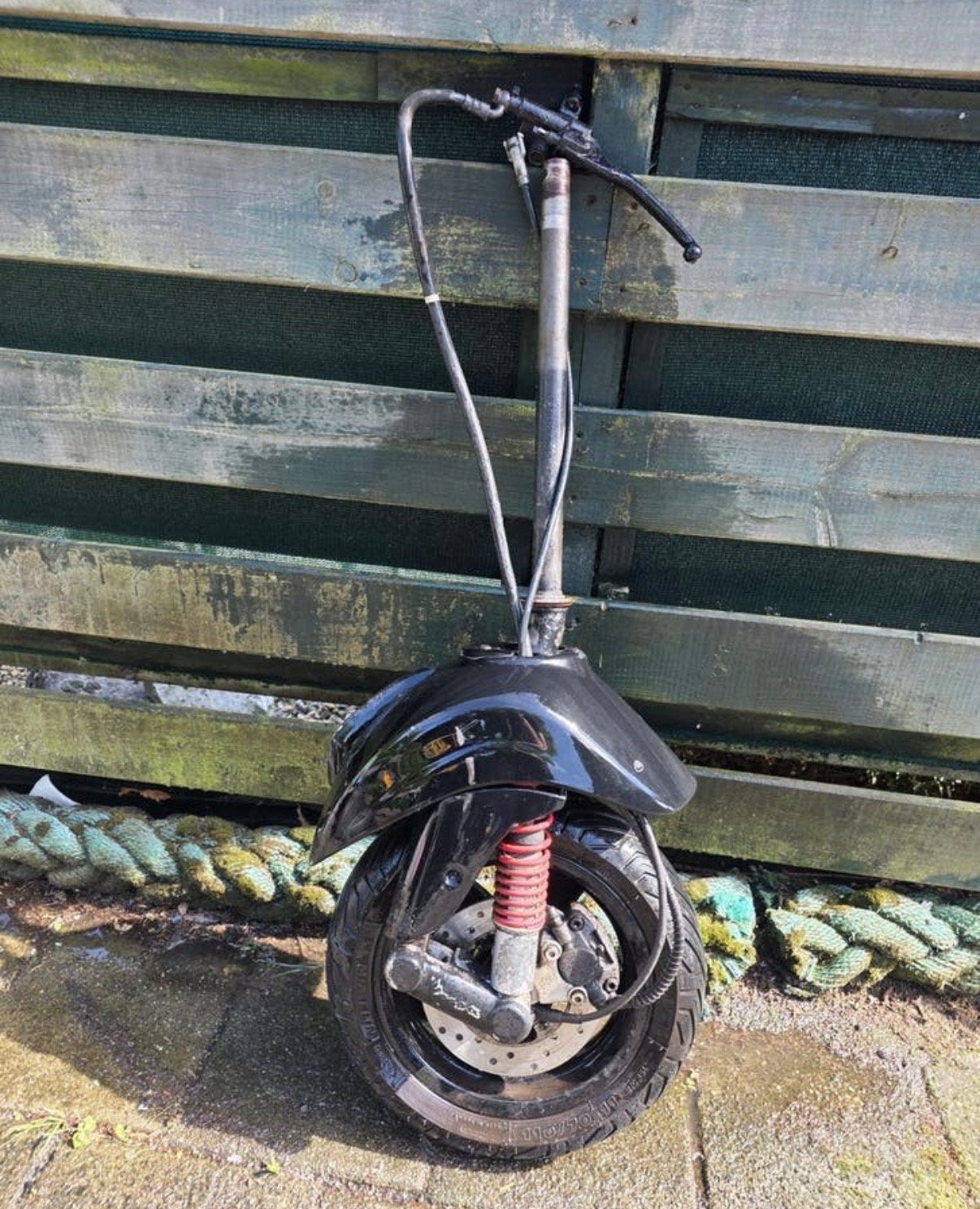 Vespa S/LX50 & Zip SP monovork compleet met wiel en rem, Ophalen