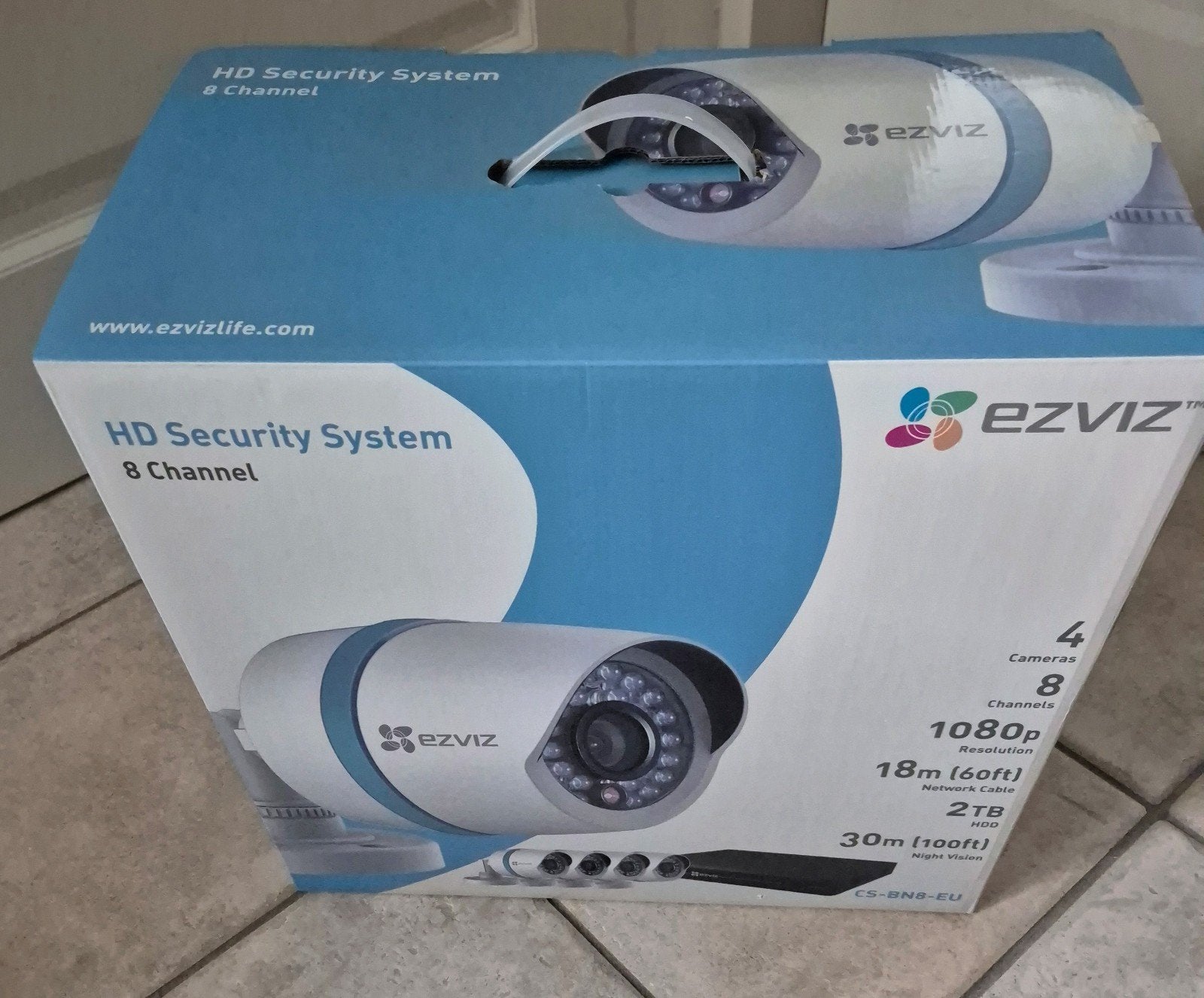 EZVIZ CS-BN8 camerasysteem  4 IP camera's harddiscrecorder v, Ophalen, Nieuw, Binnencamera