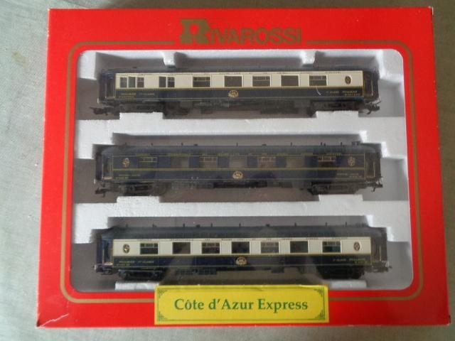 CIWL Rivarossi 3610 3d set Cote d'Azur Express, Overige merken, Gelijkstroom, Verzenden, Gebruikt