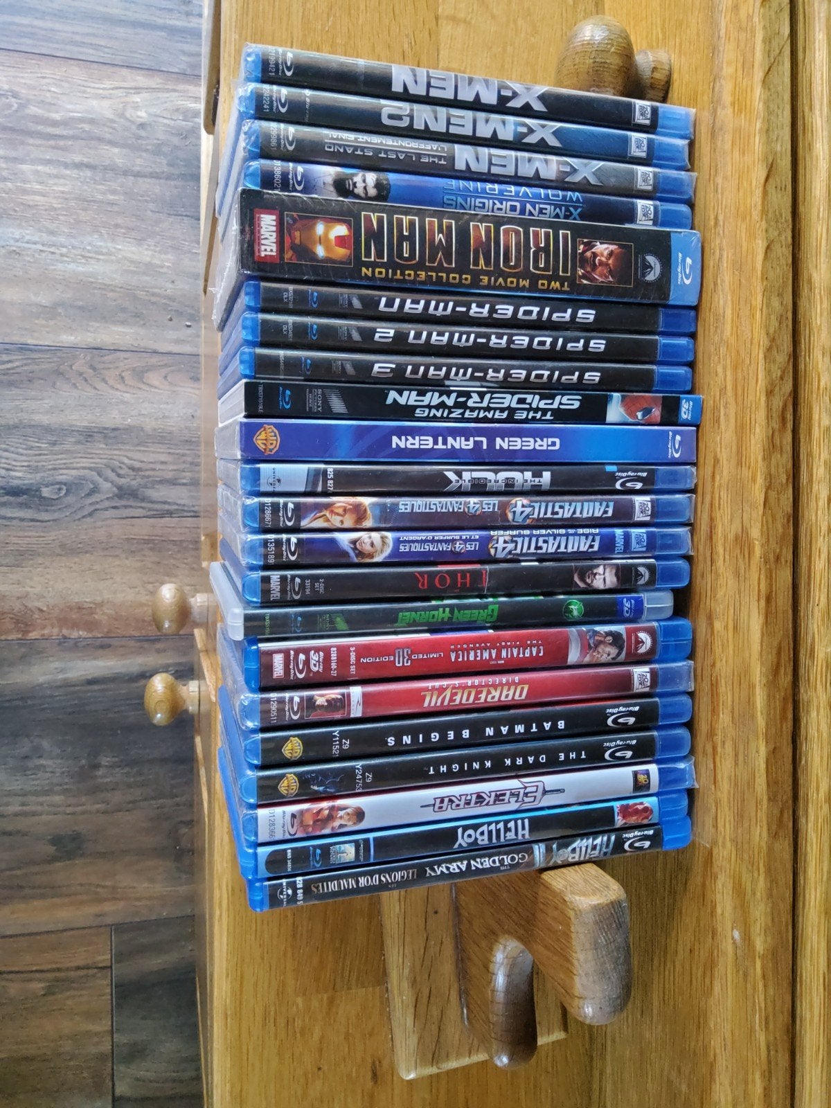 22 Superhero blue ray's, Ophalen