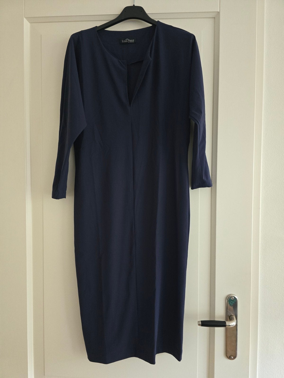 La Dress - Donkerblauwe Jurk, Kleding | Dames, Blauw, Ophalen of Verzenden, Zo goed als nieuw, Maat 36 (S)