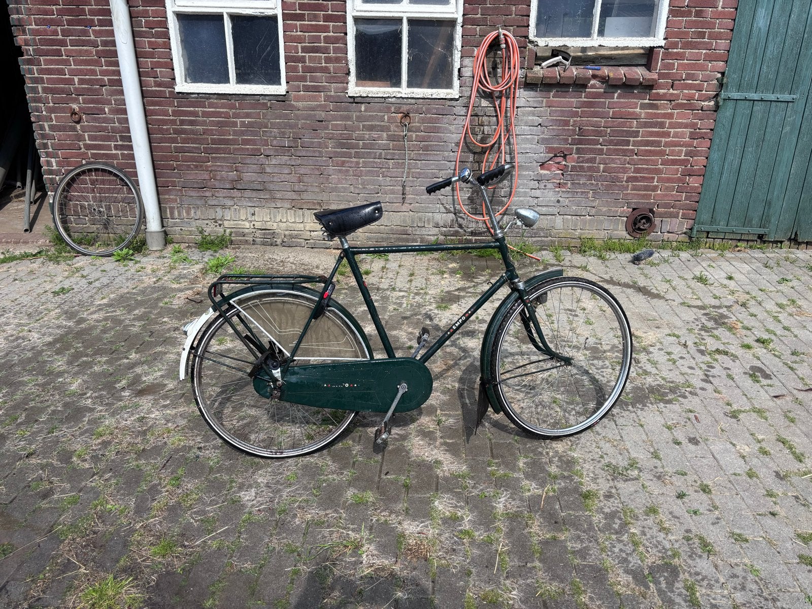 Vintage Originele Empo Herenfiets - Klassiek Model, Terugtraprem, Gebruikt, Versnellingen, 53 tot 57 cm