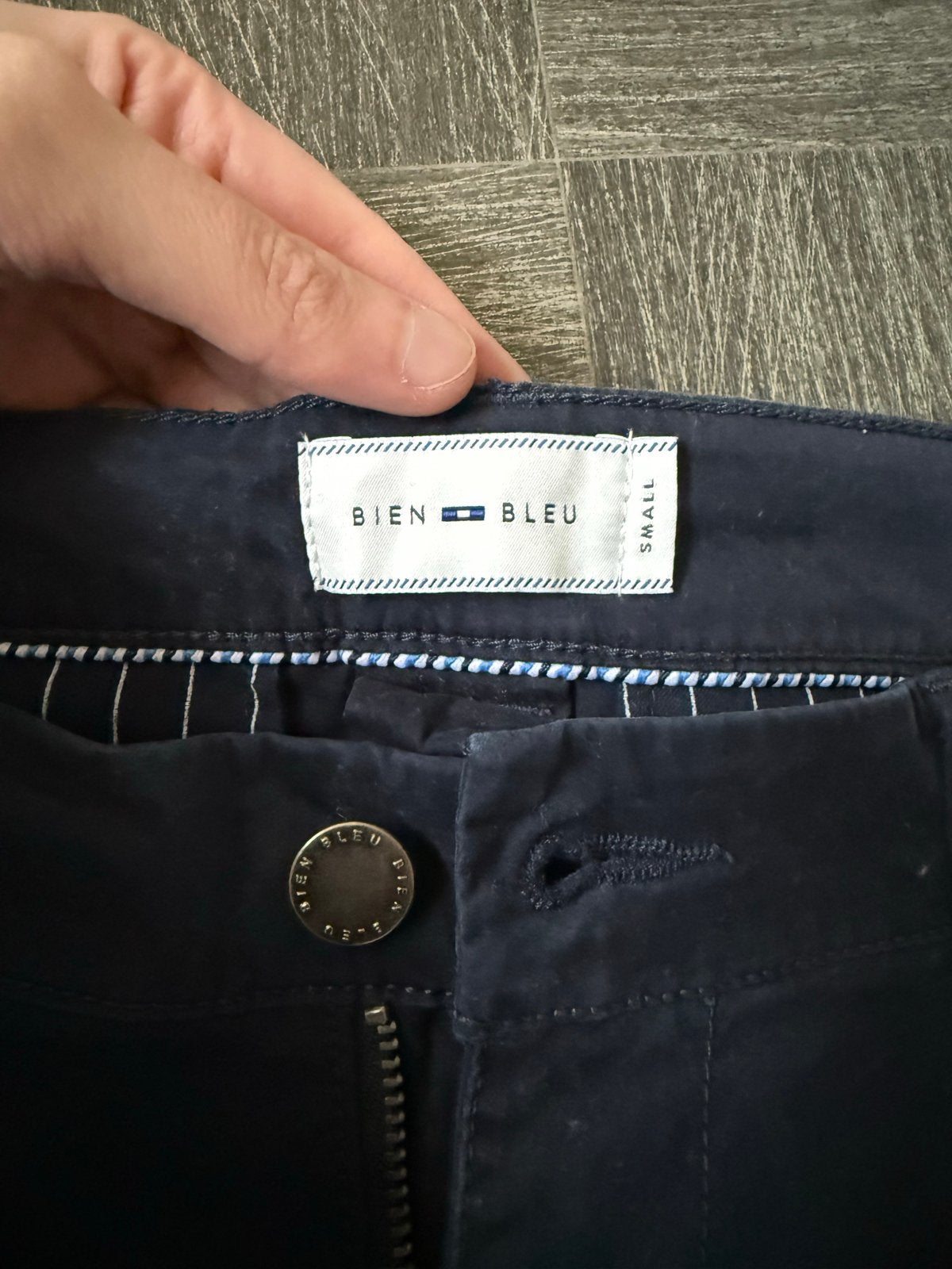 Bien Bleu Chino Broek Maat S, Kleding | Dames, Blauw, Ophalen of Verzenden, Maat 36 (S), Lang