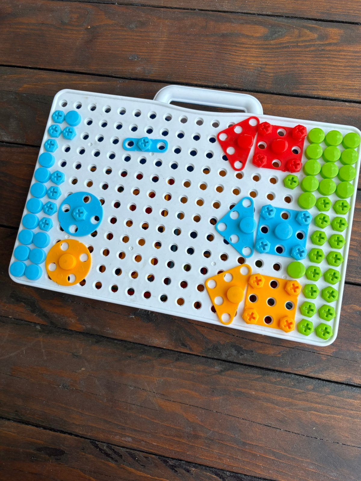 Kinder boormachine set constructie speelkoffer, Ophalen of Verzenden, Zo goed als nieuw, Bouwen