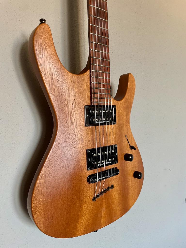 Mayones Setius 6, Muziek en Instrumenten, Snaarinstrumenten | Gitaren | Elektrisch, Gebruikt, Solid body, Overige merken, Ophalen of Verzenden