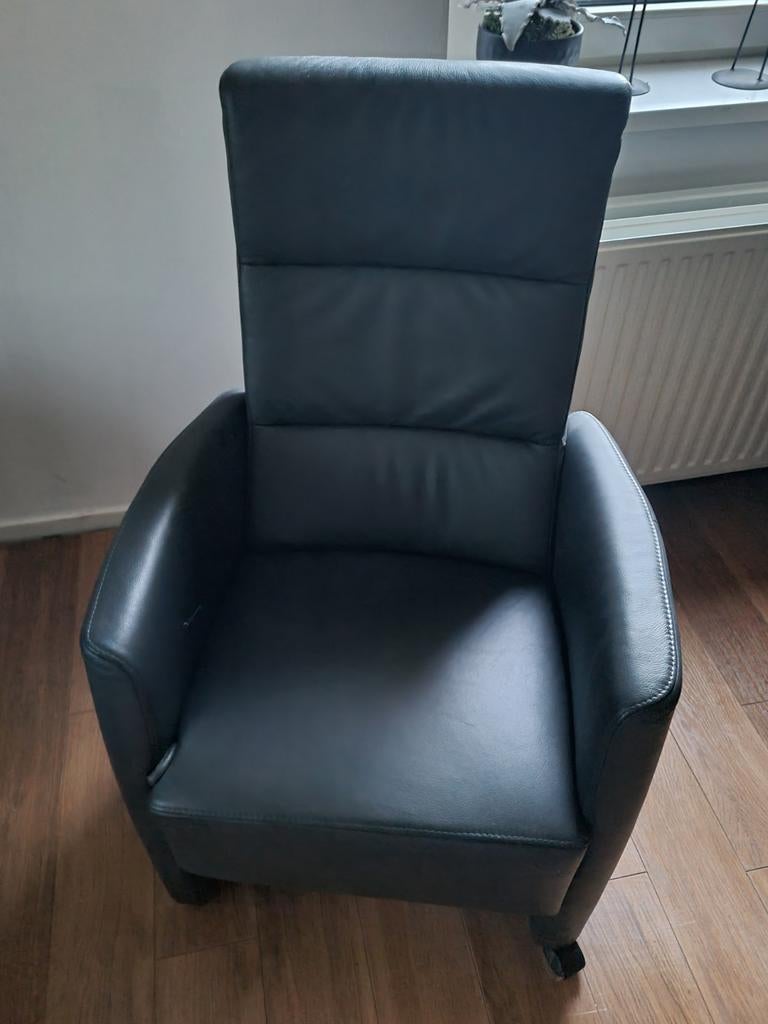 Comfortabele lederen eetkamerstoelen, Ophalen, Leer, Zo goed als nieuw, Vier