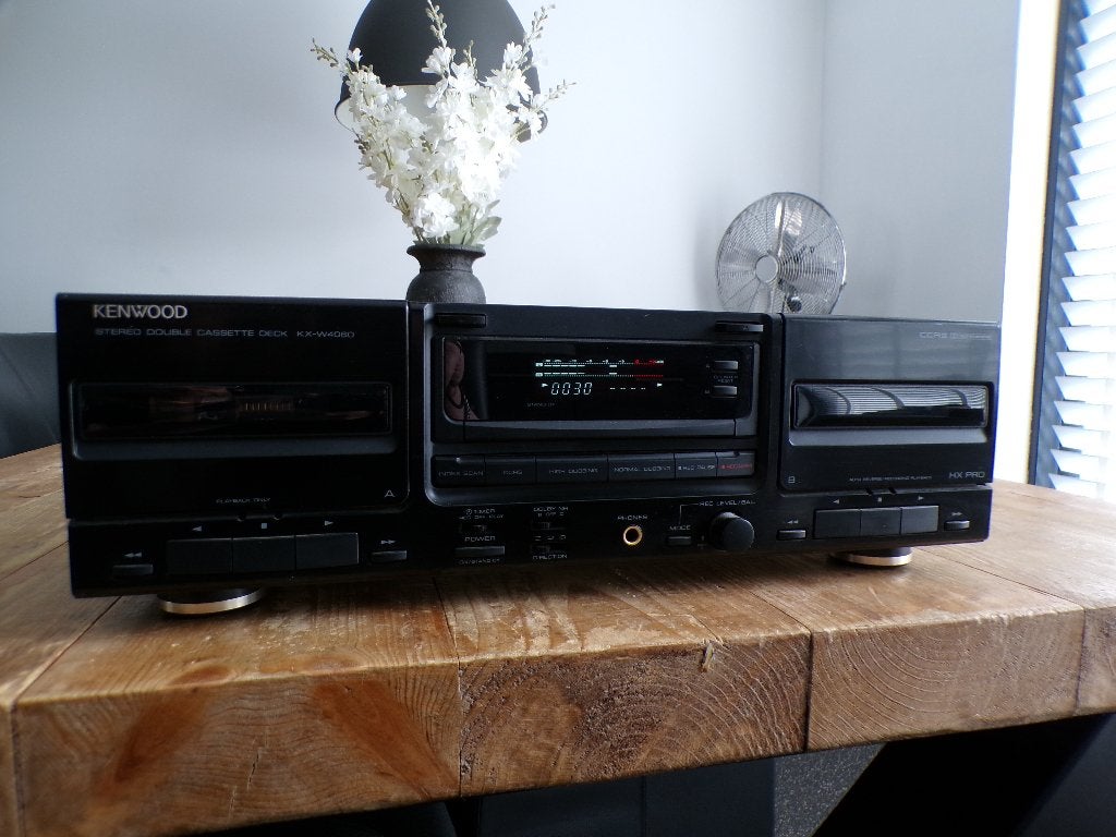 Mooi Kenwood HX-Pro Auto reverse cassettedeck type KX-W4060, Audio, Tv en Foto, Cassettedecks, Ophalen of Verzenden, Dubbel, Kenwood