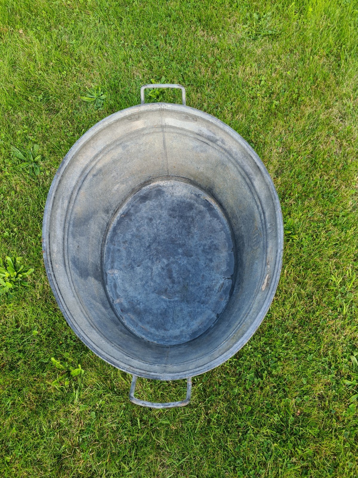 Vintage Zinken Kuip - Decoratief of Functioneel, Ophalen